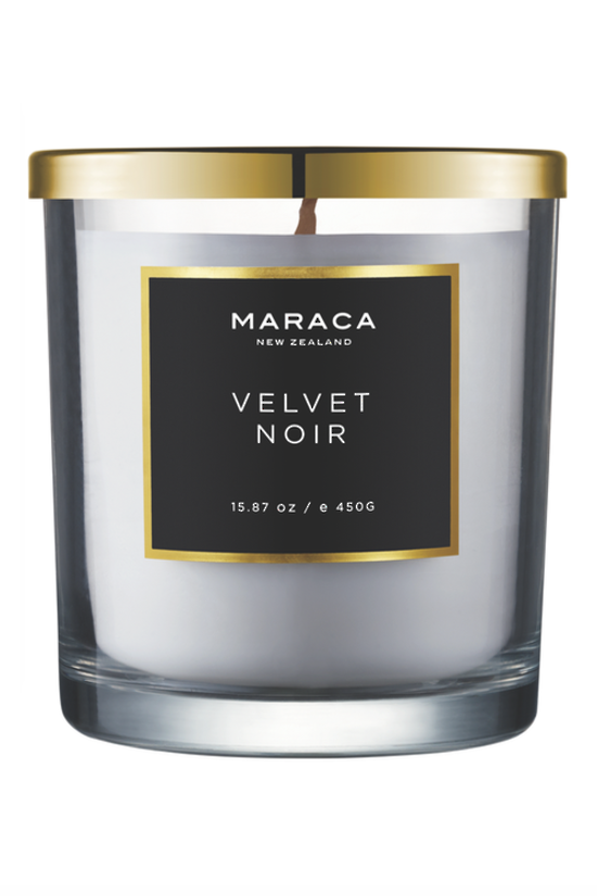 Maraca Velvet Noir Fragranced Candle (450G)